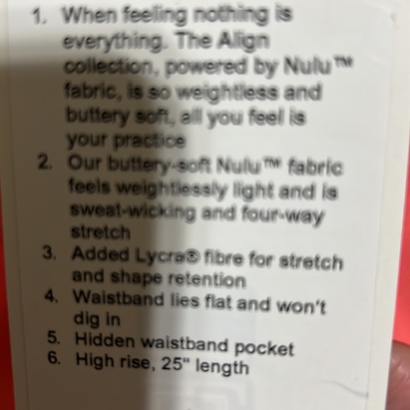 Lululemon HR Pant 25” - Picture 5 of 5